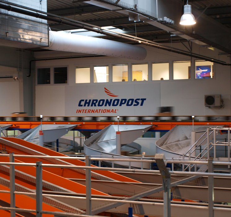 Nord Drivesystems in het grootste knooppunt van Chronopost geïnstalleerd